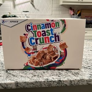 Brand new Cinnamon Toast Crunch Croc collab. Size M/10 W/12 EUR/ 43-44 Uk M9/M10